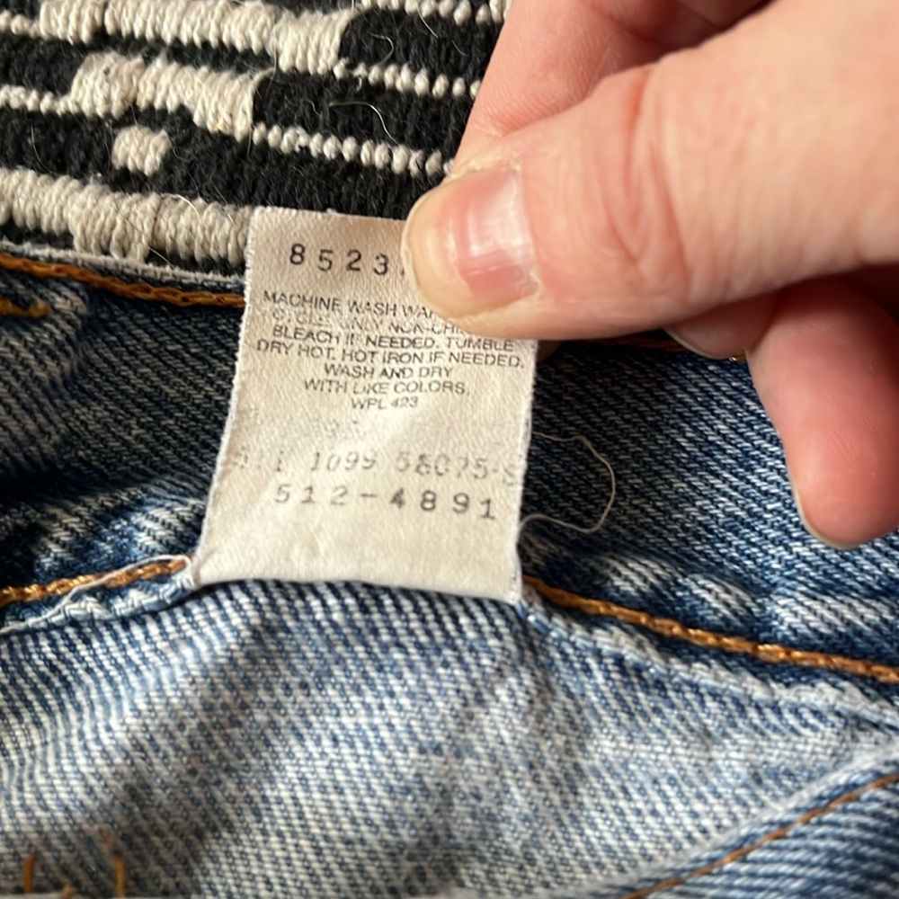 Vintage 90s men’s 31x30 Levi’s 512 slim fit tapered leg - Picture 7 of 8